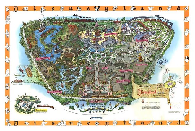 disneyland california map 2009. The map above is included in