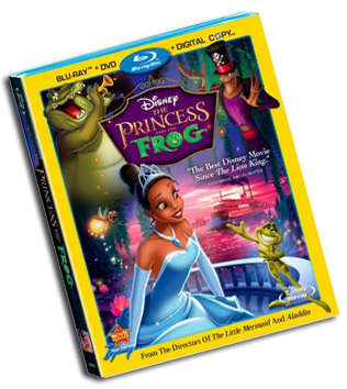 princess and the frog dvd cover