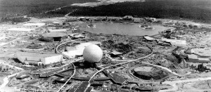 EPCOT Center under construction, 1982