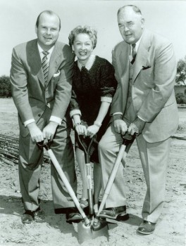 Groundbreaking of the Disneyland Hotel