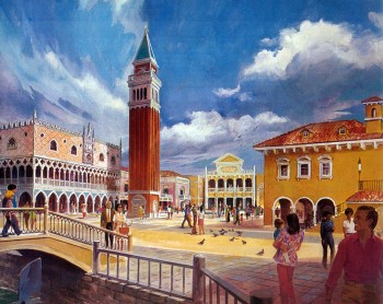 Italy Pavilion rendering