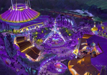 Tomorrowland rendering, Hong Kong Disneyland