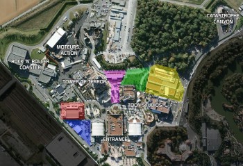 Walt Disney Studios Paris expansion sites