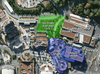 Walt Disney Studios Paris - Toon Studio expansion sites