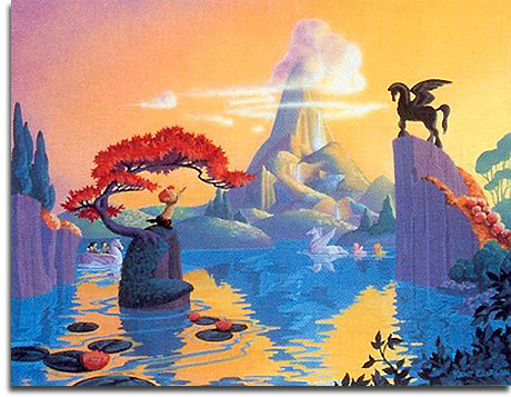 Concept Art for Fantasia Gardens, Beastly Kingdom, Animal Kingdom