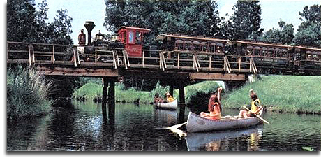 Fort Wilderness Railroad on trestle