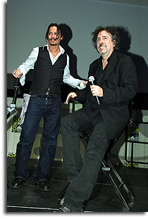 Johnny Depp and Tim Burton at Comic-Con