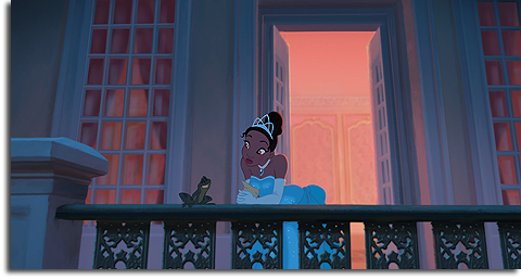 Tiana and her frog prince