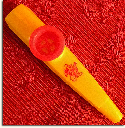 A Fort Wilderness kazoo from Melvin the Moose's Breakfast Show