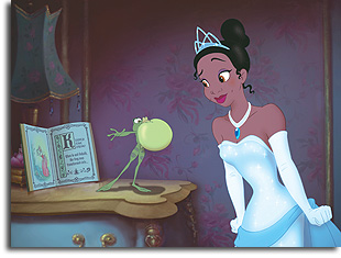 Princess Tiana and froggy Naveen