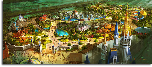 Original Walt Disney World Fantasyland expansion concept, September 2009