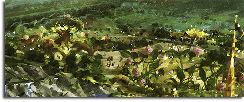 Closeup of Pixie Hollow from the Walt Disney World Fantasyland expansion rendering