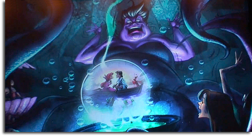 Rendering of Ursula from The Little Mermaid: Ariel's Adventure