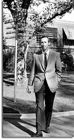 Roy E. Disney on the Disney lot in Burbank, December 1, 1967