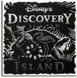 Proposed Discovery Island logo by Julie Svendsen, 1993