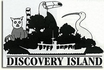 Proposed Discovery Island logo by Scott Sinclair and Scott Allen, 1993