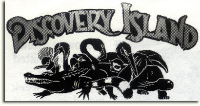 Proposed Discovery Island logo by Owen Yoshino, 1993