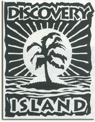 Proposed Discovery Island logo by Ed Haro & Terry Dobson, 1993