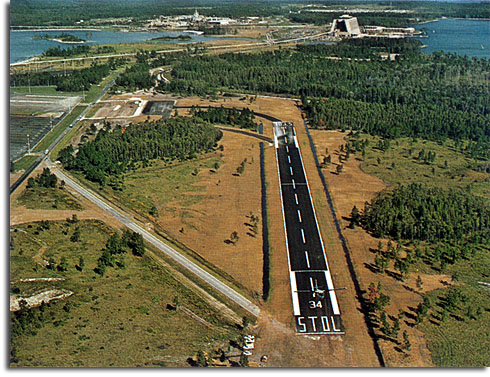 Lake Buena Vista STOLport in operation, 1971